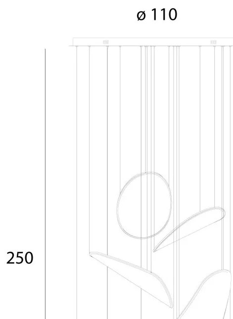 Lustra casa scarii lumina decorativa LED Empire 121W auriu