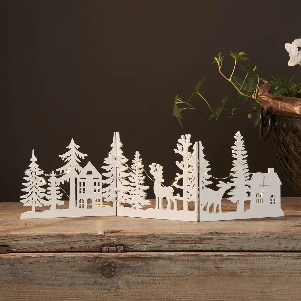 Decorațiune luminoasă albă de Crăciun Fauna – Star Trading