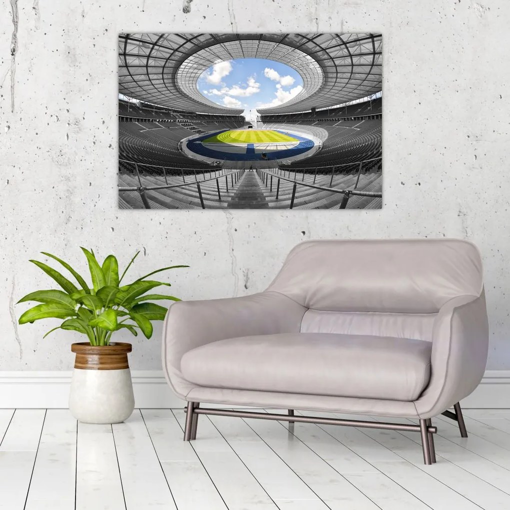 Tablou - stadionul de fodbal (90x60 cm)