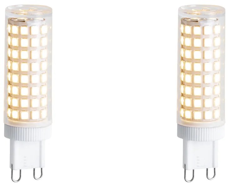 Set de 2 becuri LED G9 dimabile 5.5W 500 lm 2700K