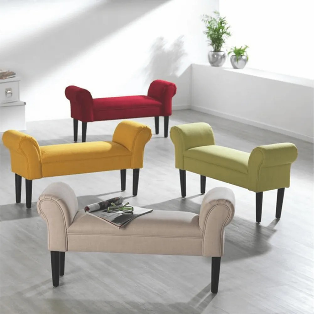 Bancă, catifea Velvet, grej/negru, BURDA