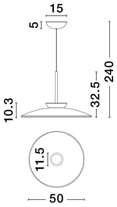 Lustra suspendata LED design ambiental Esti fumuriu