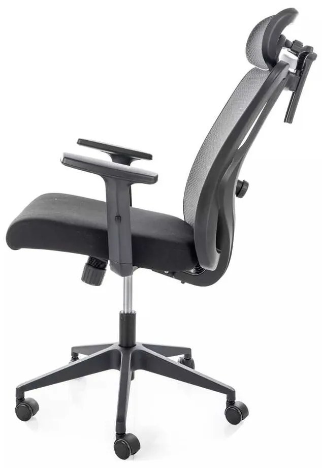 Scaun de birou Valrose, negru