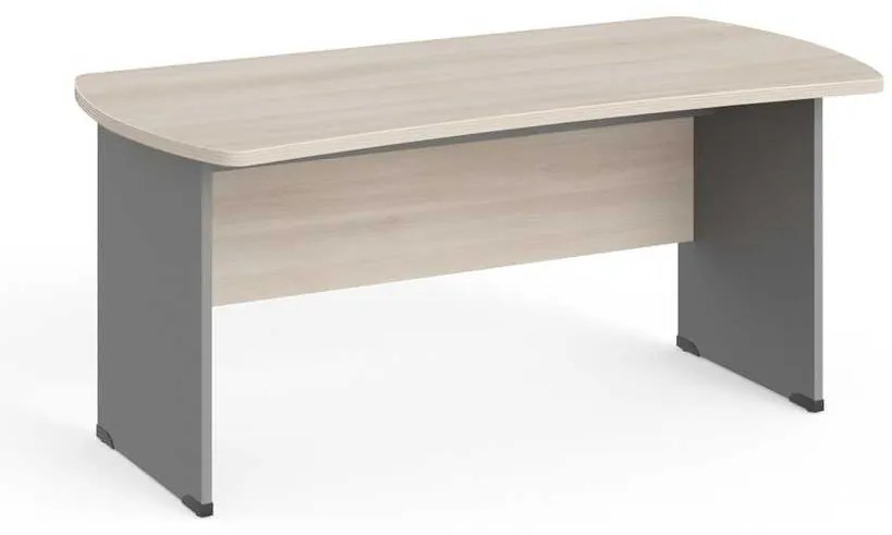 Masa de birou Manager 160 x 85 cm, salcâm deschis / gri