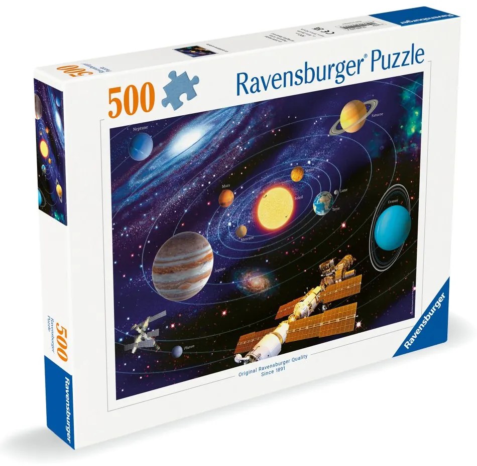 PUZZLE SISTEMUL SOLAR 500 PIESE DESIGN NOU - RAVENSBURGER (RVSPA00202)