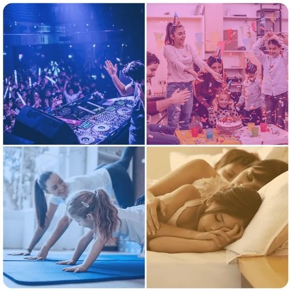 Set 6x becuri LED RGBW reglabile MESH GU10/6,5W/230V 2700-6500K - Aigostar