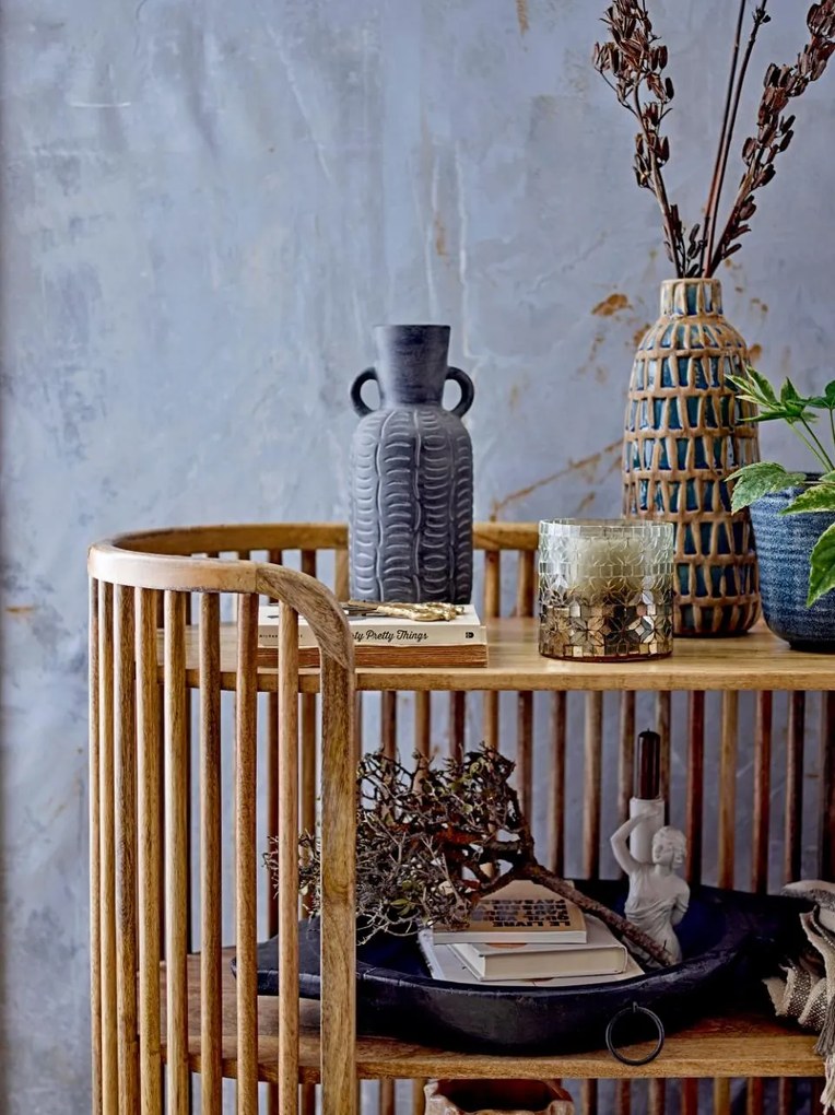 Biblioteca, natur, din lemn de mango, small, Sali