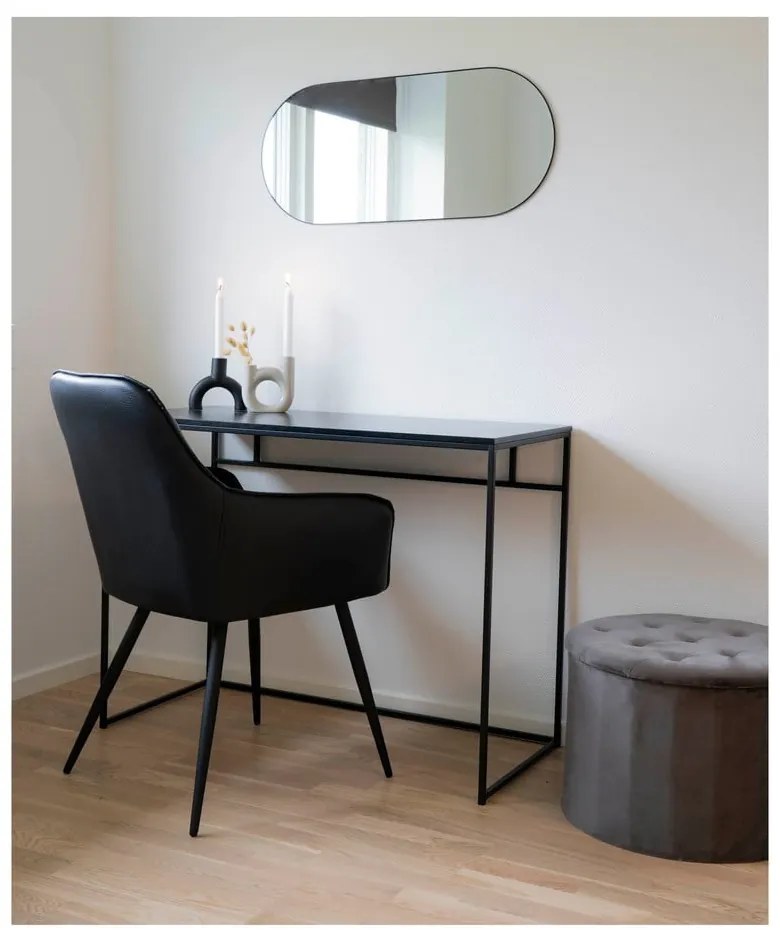 Taburet din catifea gri închis Turup - House Nordic
