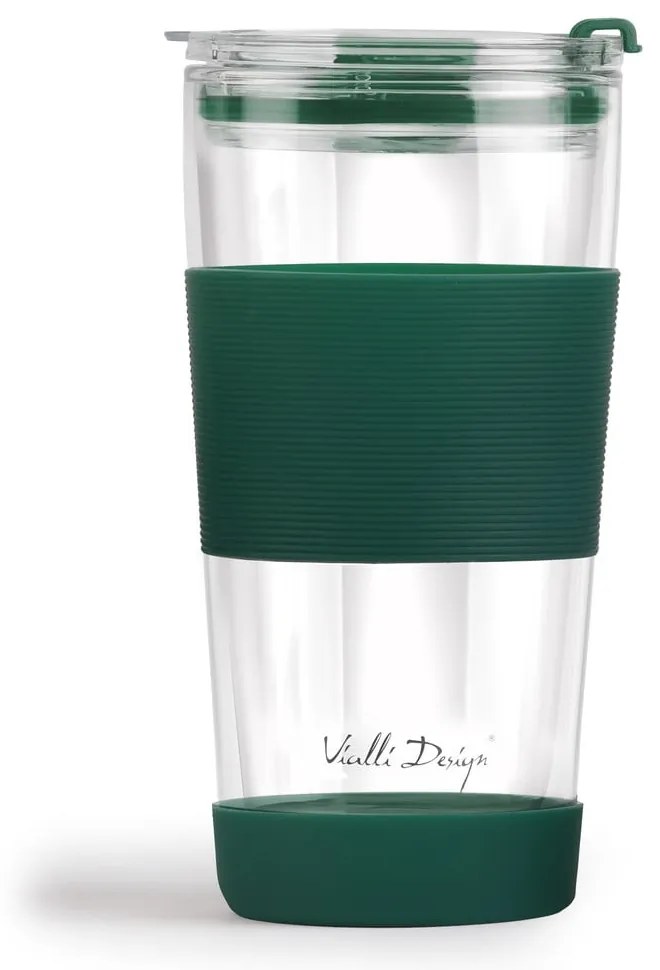 Cană termos verde 600 ml Fuori – Vialli Design