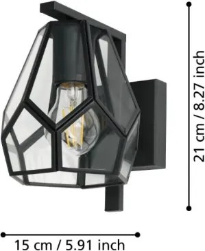 Aplică MARDYKE 1xE27/40W/230V Eglo 43645
