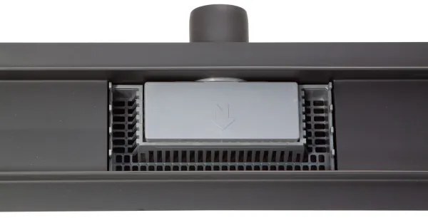 Scurgere de duș Duplex Black Next L 600