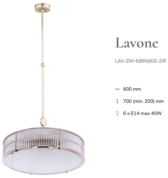 Lustra, Pendul design LUX realizat manual LAVONE 60cm