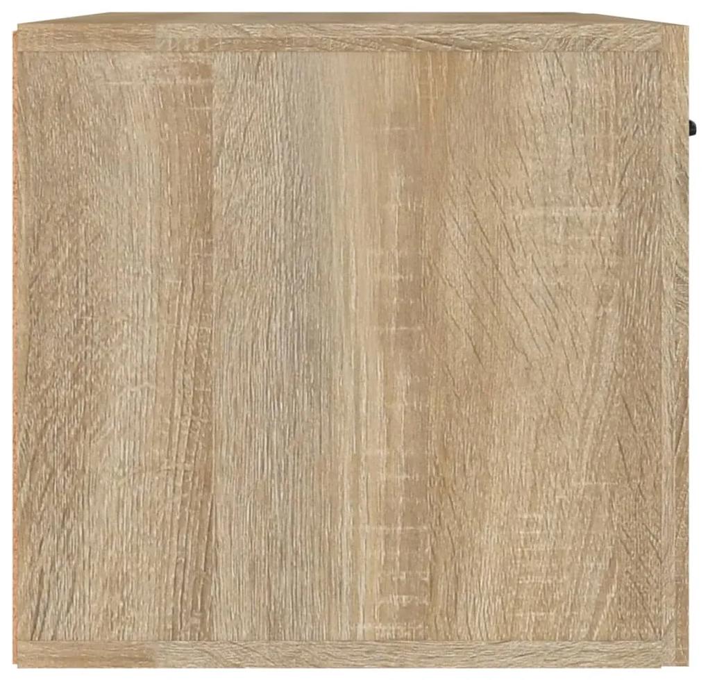 Dulap de perete, stejar sonoma, 60x36,5x35 cm, lemn prelucrat Stejar sonoma, 1
