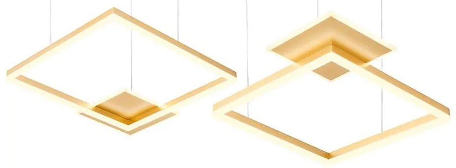 Redo 01-2615 - Lustră LED dimmabilă suspendată pe cablu SIGUA LED/137W/230V CRI 90, auriu