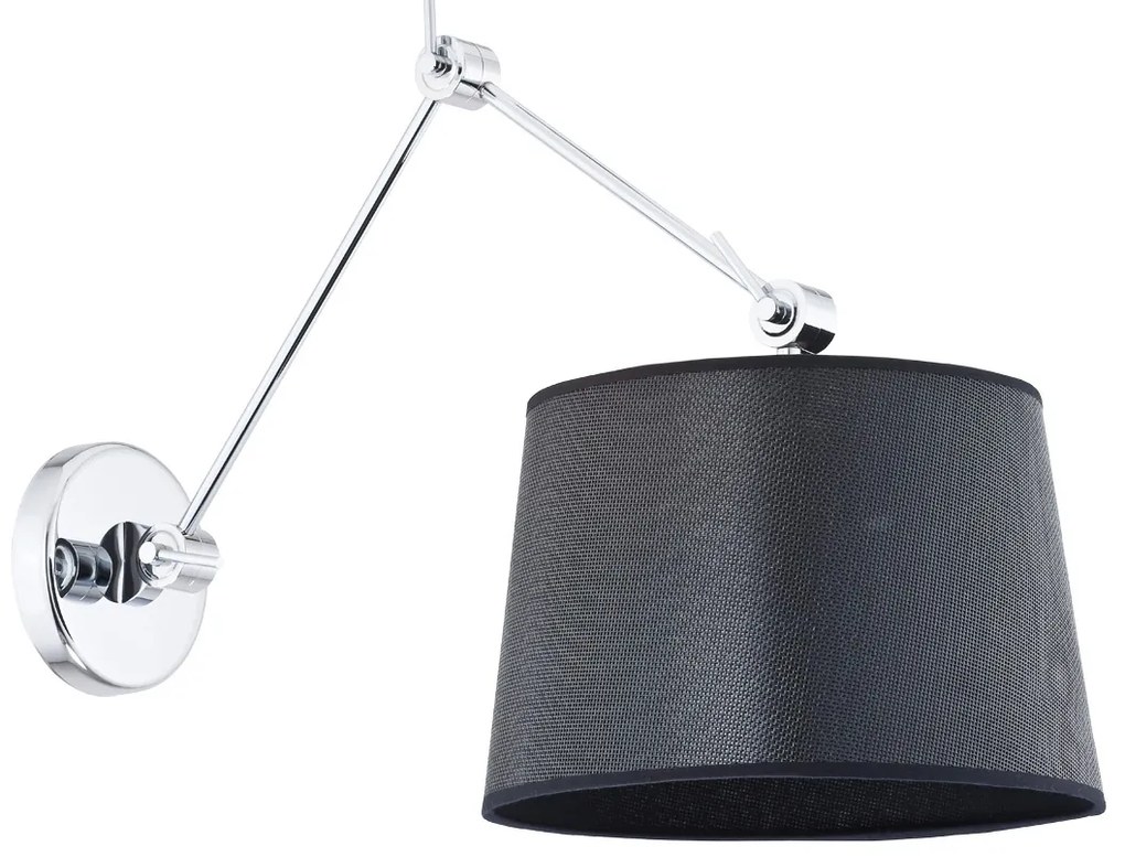 Aplica moderna cu brat reglabil ZAKYNTOS negru