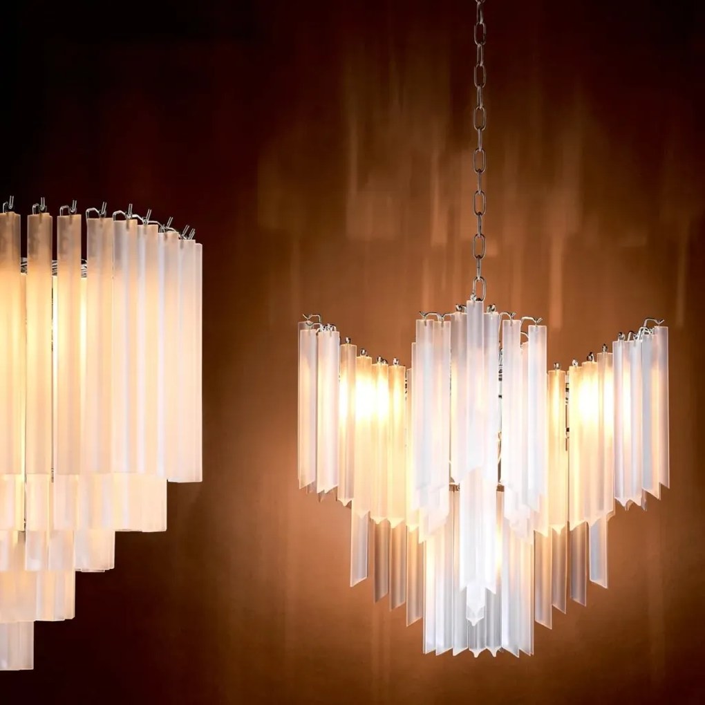 Candelabru LUX finisaj nickel, diametru 60cm, Pulsar 109491 HZ