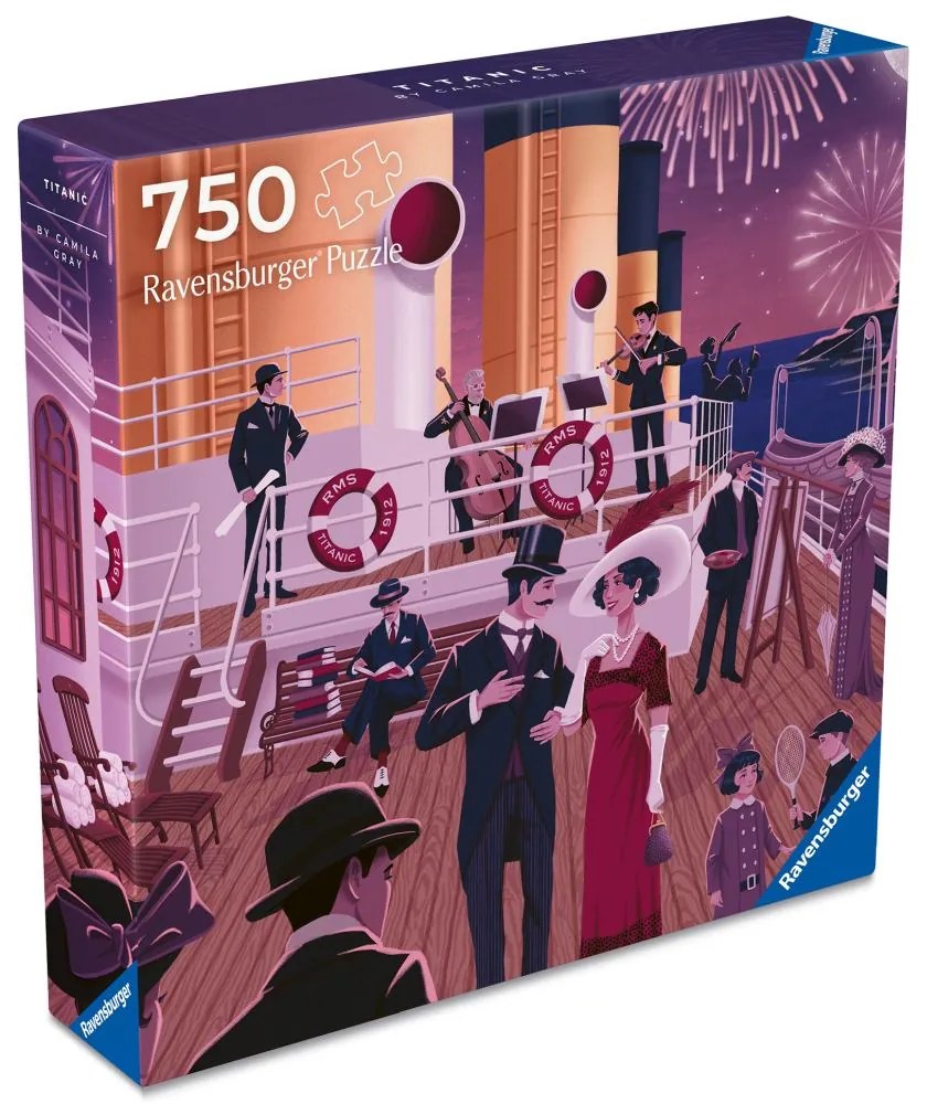 PUZZLE ARTISTIC TITANIC 750 PIESE - RAVENSBURGER (RVSPA01544)