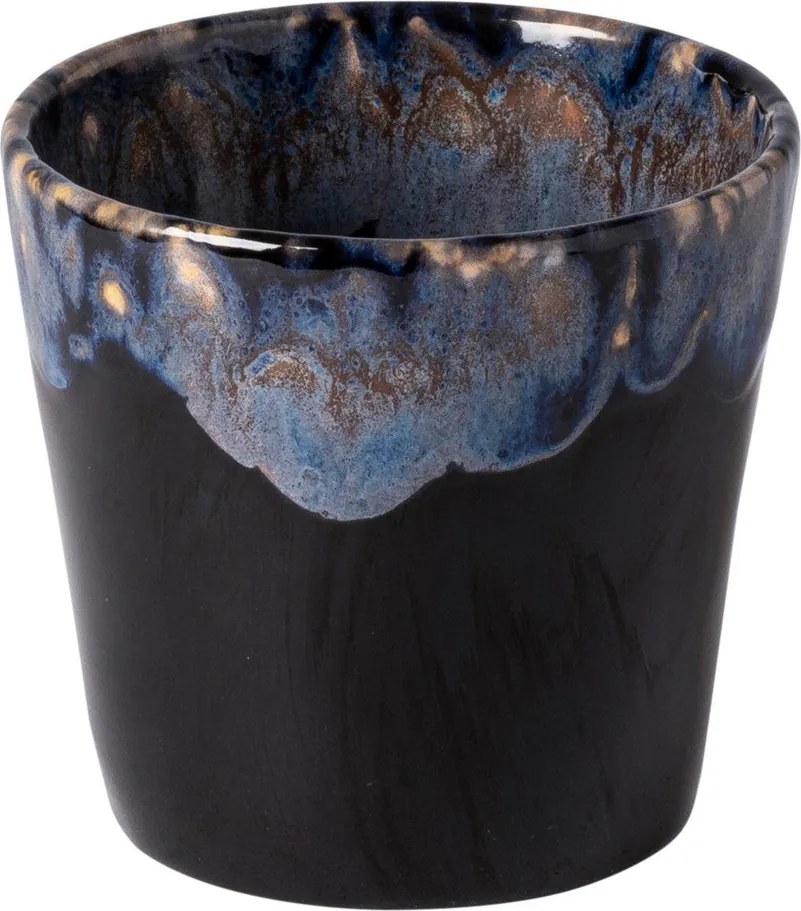 Ceașcă neagră/albastră pentru espresso din gresie 210 ml Grespresso – Costa Nova