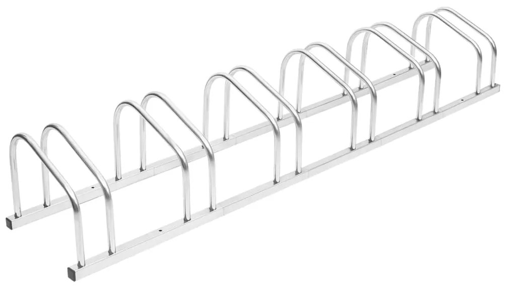 Suport de biciclete, pentru 6 biciclete, otel galvanizat
