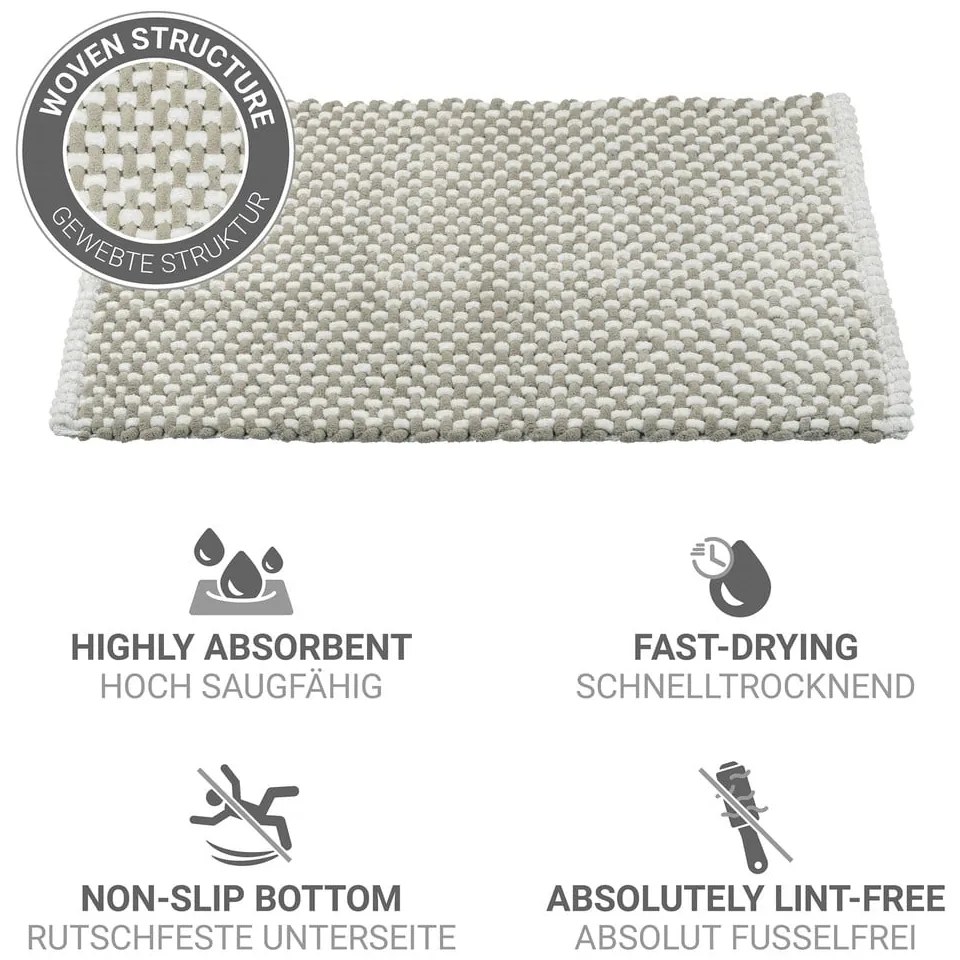 Covoraș de baie bej din material textil 50x80 cm Covelo – Wenko