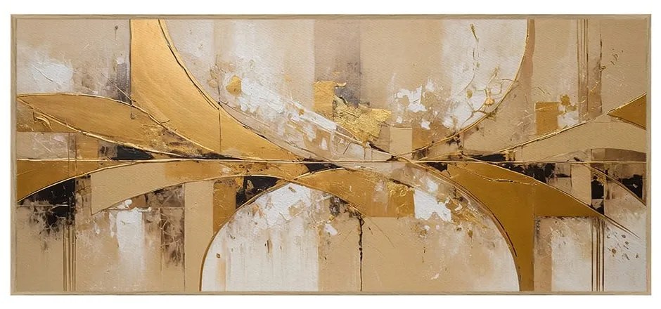 Tablou 150x60 cm Gold Abstraction – knor