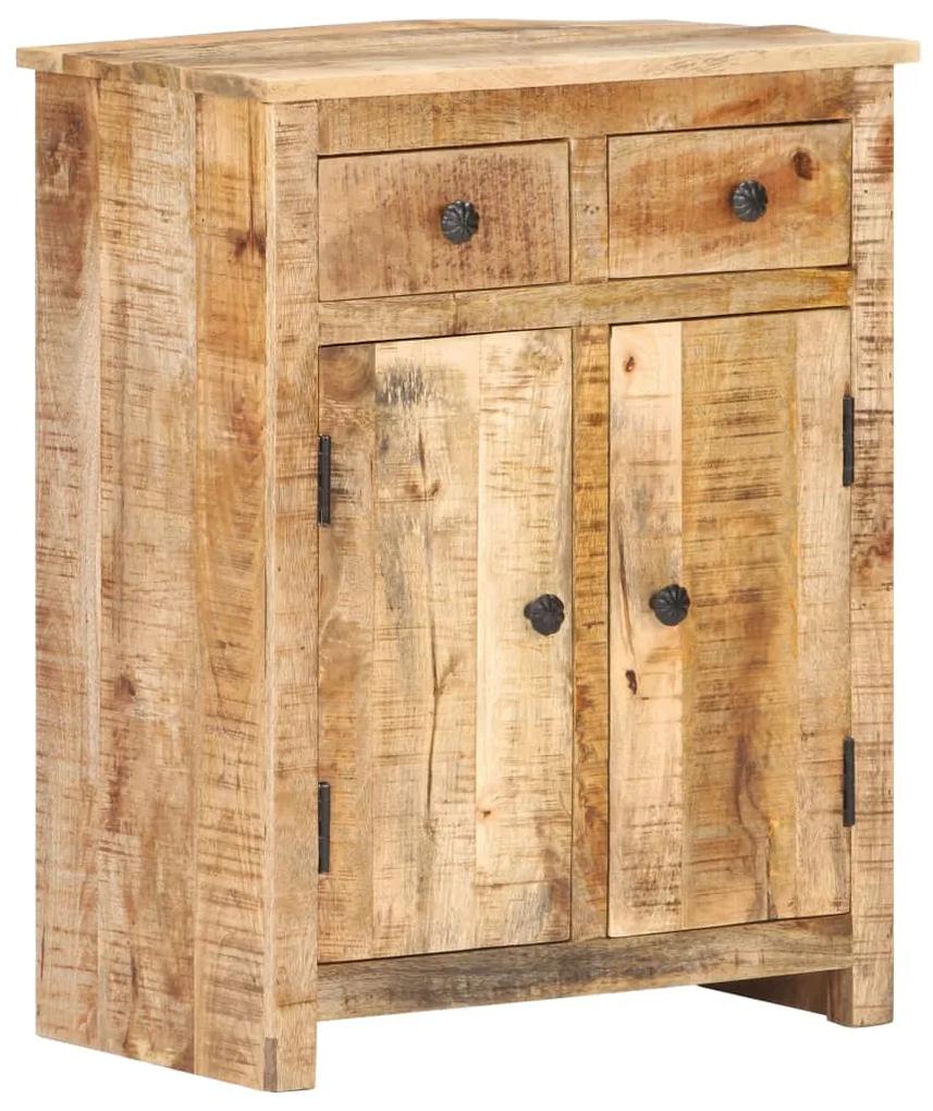 320189 vidaXL Servantă, 59 x 35 x 75 cm, lemn de mango nefinisat