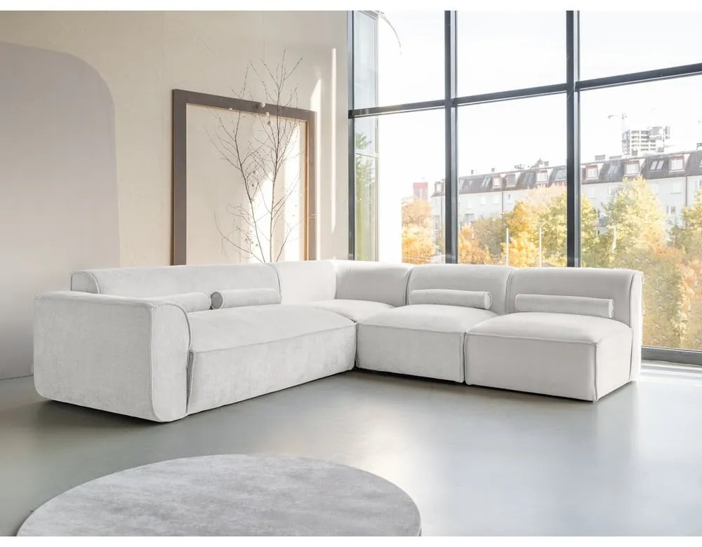 Colțar crem (cu colț pe partea dreaptă) Flex Felix – Miuform