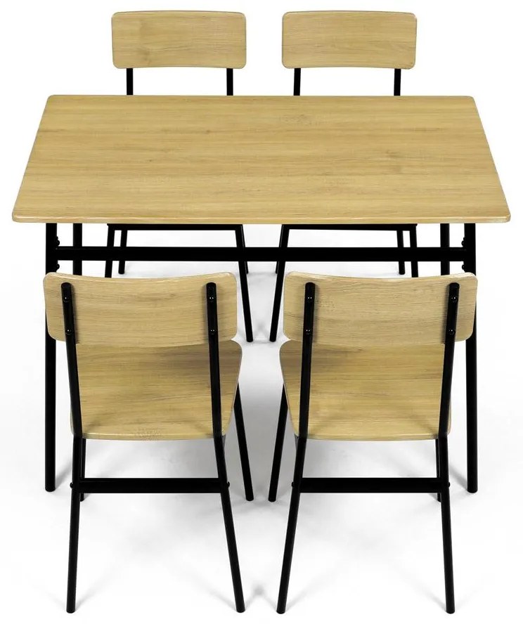 Set mobilier sufragerie Anasagasti 2 (stejar sălbatic) (pentru 4 persoane). 1120646