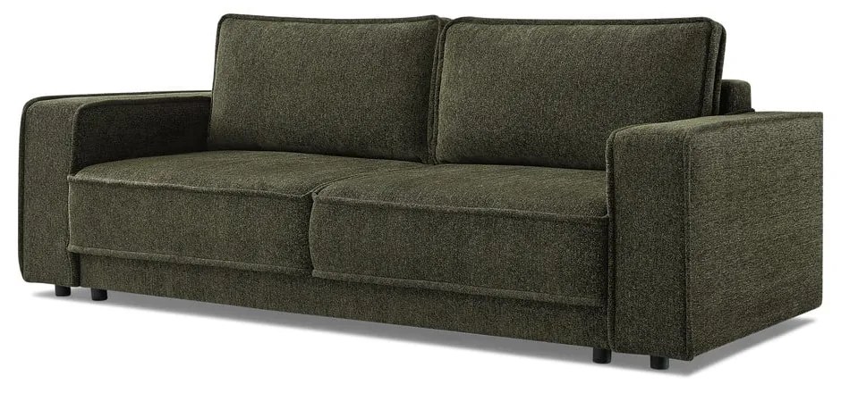 Canapea extensibilă verde Emile - Bobochic Paris