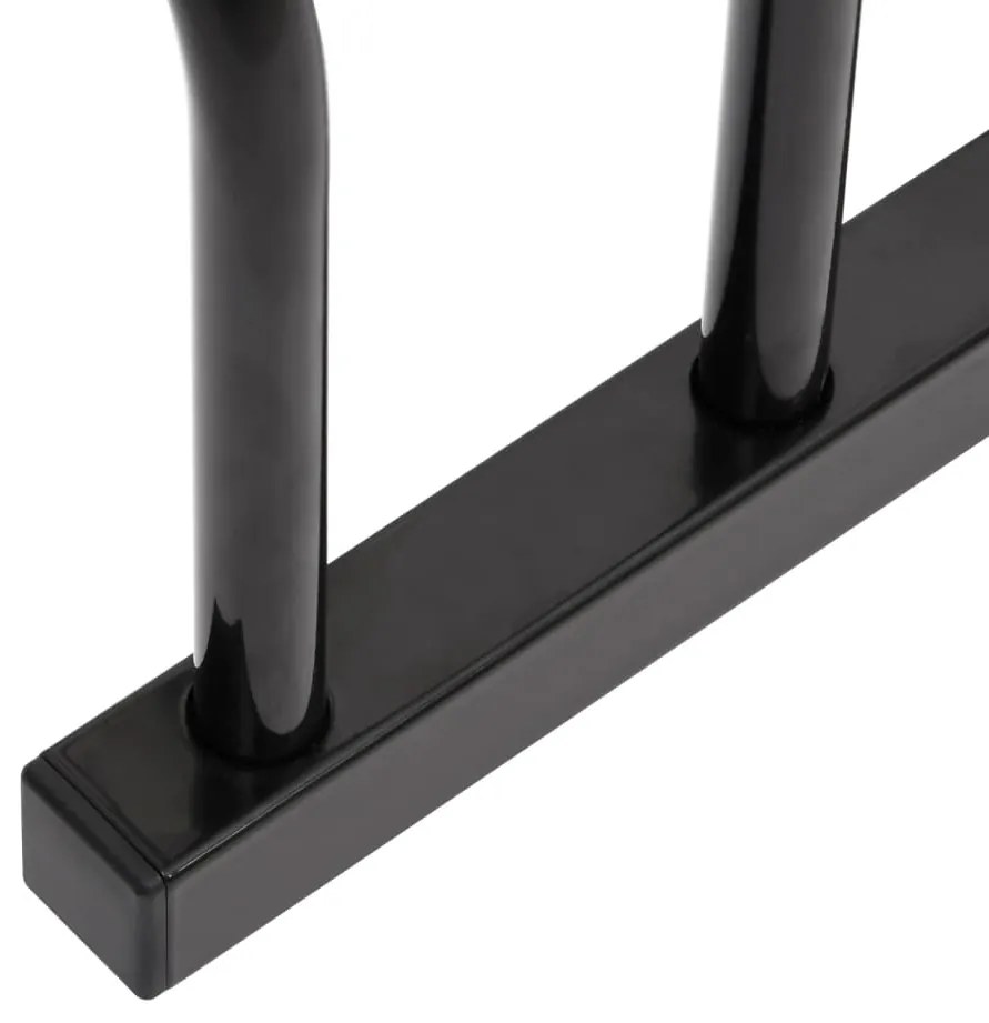 Suport de biciclete, pentru 4 biciclete, negru, otel