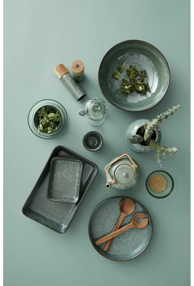 Set de râșnițe de sare și piper verde 2 buc. din ceramică Gastro Green – Bitz