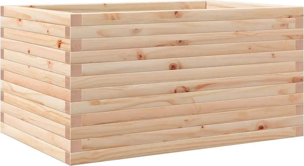 vidaXL Jardinieră de grădină, 90x60x45,5 cm, lemn masiv de pin