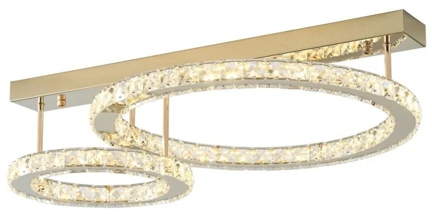 Lustra LED aplicata design modern Girona auriu