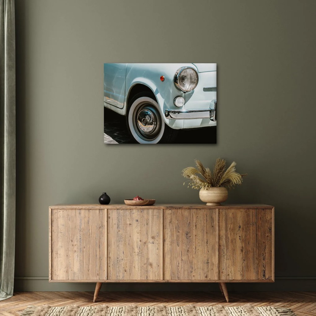 Tablou - mașina retro Fiat (70x50 cm)