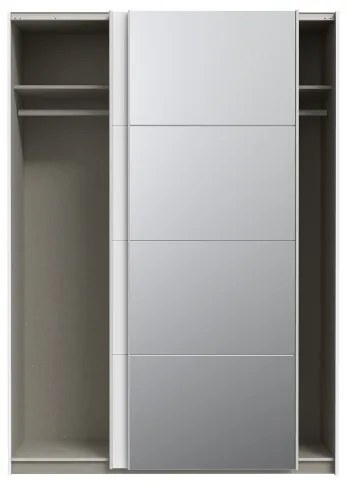 Dulap cu oglindă KARO, 150 x 210 cm, alb