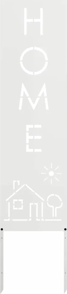 vidaXL Ecran de intimitate pentru grădină Traforaj Alb 32 x 140 cm