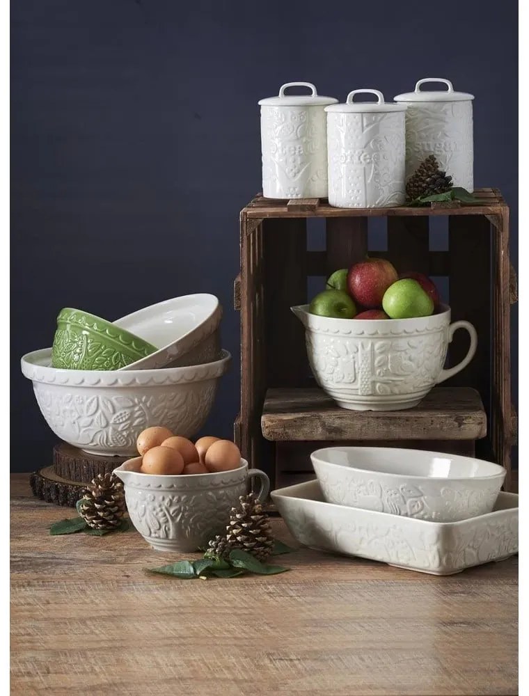 Bol alb din gresie ø 20 cm In the Forest – Mason Cash