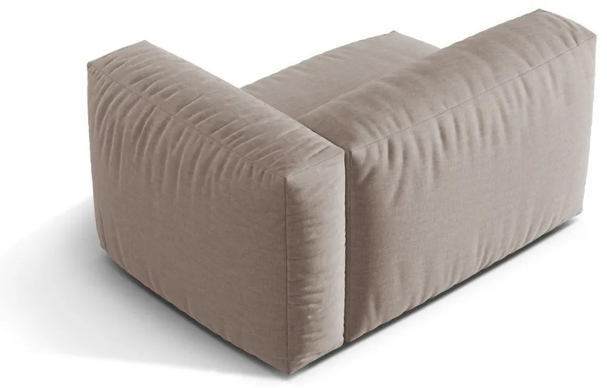 Modul pentru canapea modulară bej (cu colț pe partea dreaptă) Martina – Micadoni Home