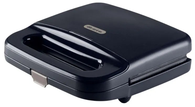 Sandwich toaster Ariete BREAKFAST 1971/00, 750W, Acoperire antiaderenta, Indicator luminos, Gri inchis