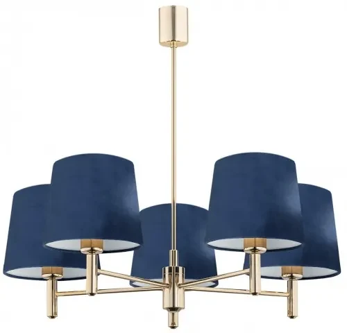 Candelabru modern design elegant PONTE 5L bleumarin