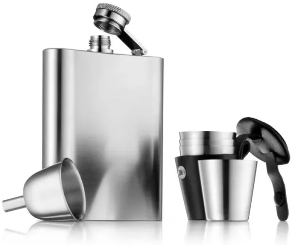 WMF MANHATTAN - Set ploscă și 6 pahare de shot