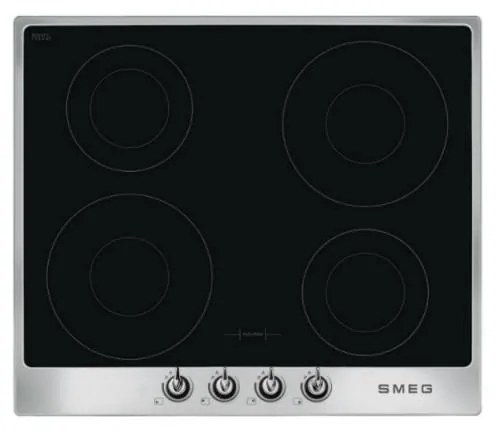 Plita incorporabila cu inductie Smeg Victoria SI964XM, 60 cm latime, rama inox