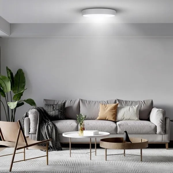 Brilagi - Plafonieră LED POOL, 36W, 230V, 3000/4000/6000K, Ø 30 cm, alb