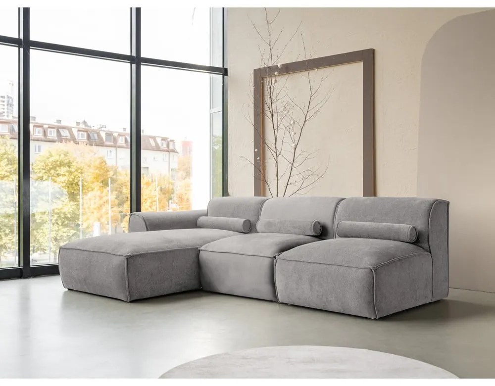 Colțar gri deschis (cu colț pe partea stângă ) Flex Felix – Miuform