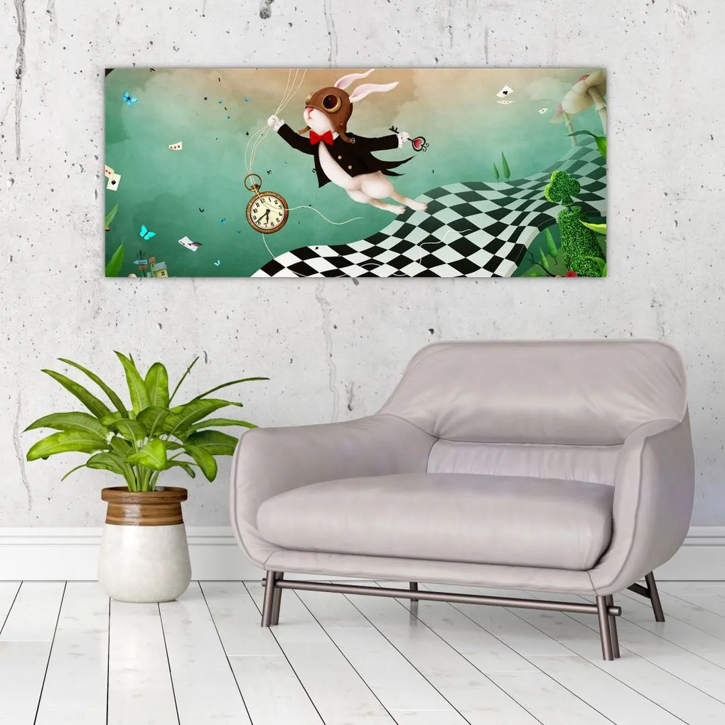 Tablou - Iepuraș fantezie (120x50 cm)