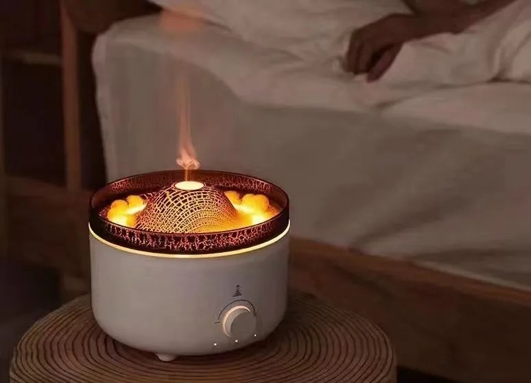Aroma Difuzor cu Efect Vulcanic Mare - Două Culori