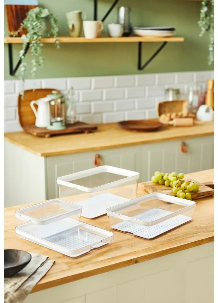 Organizator de frigider din plastic Cauma – Rotho