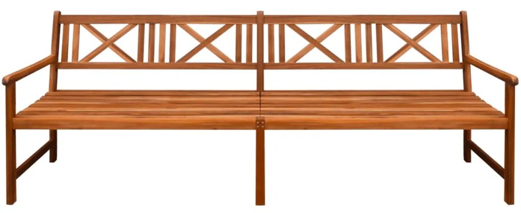 42593 vidaXL Bancă de grădină, lemn masiv de acacia, 240 x 56 x 90 cm, maro
