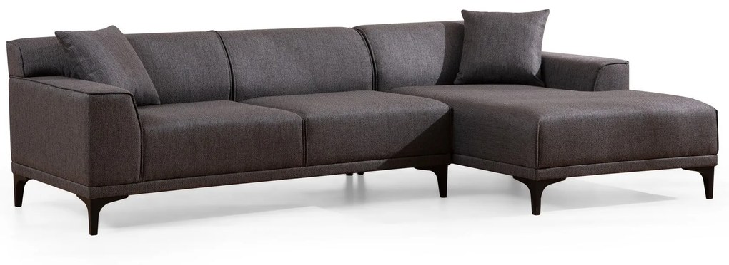 Canapea de colț Petra R Corner - Anthracite