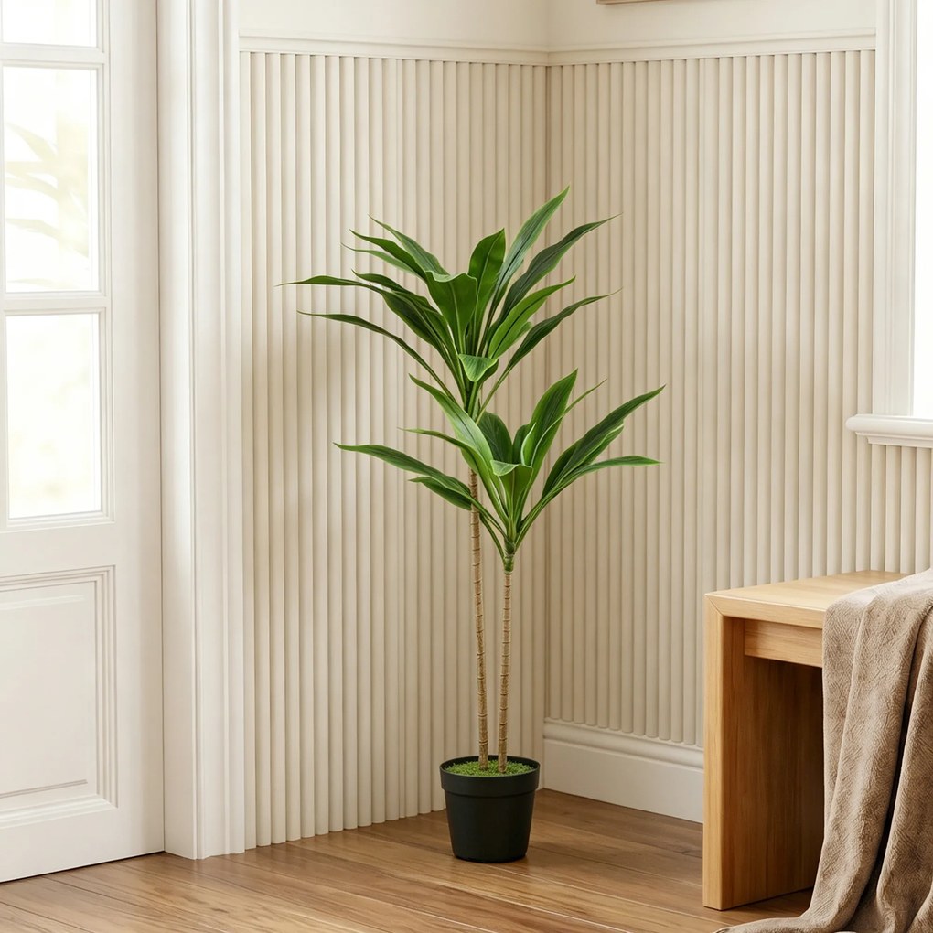 HOMCOM arbori decorativi artificiali mari pentru birouri, intrări, interior, plante decorative false | Aosom Romania